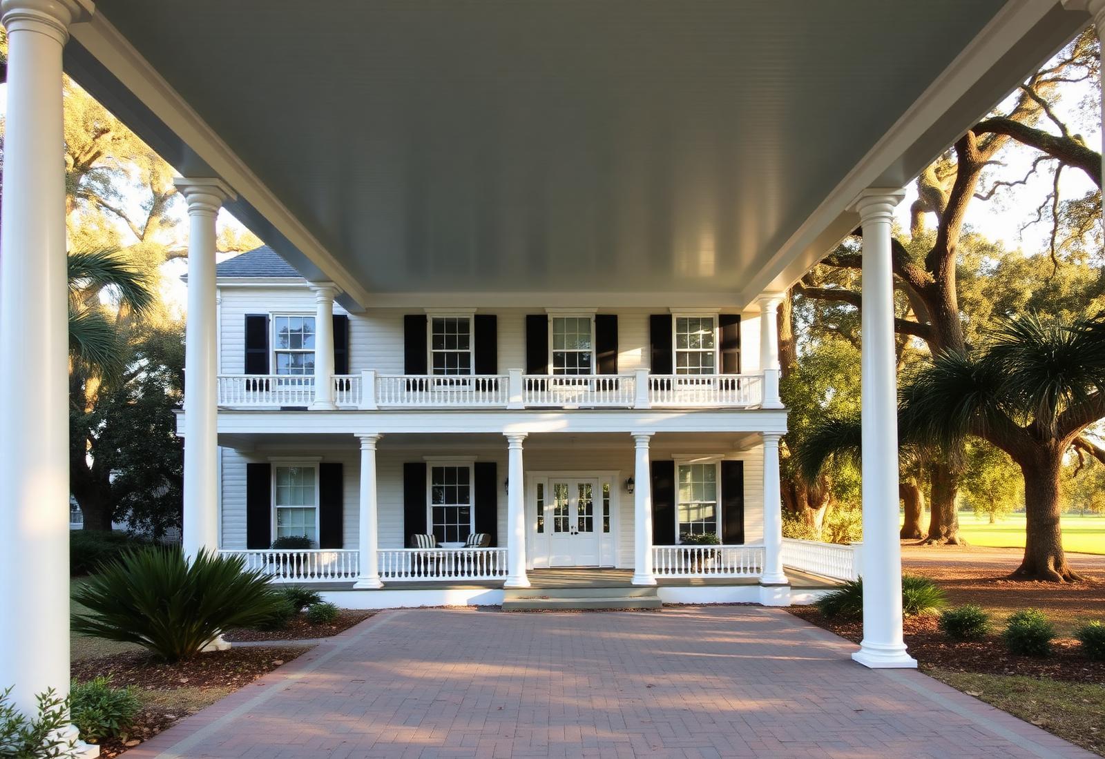Lowcountry frame home with a covered porch near the Starland District